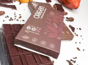 Chocolate Negro Origen Ecuador 60% Cacao sin Azúcar