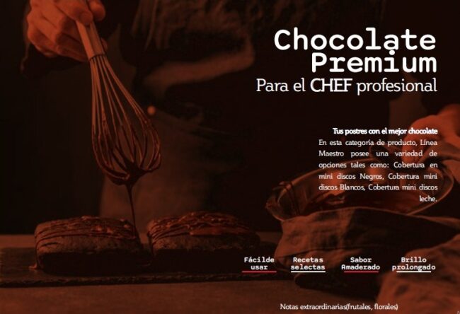 Chocolate para el chef Profesional